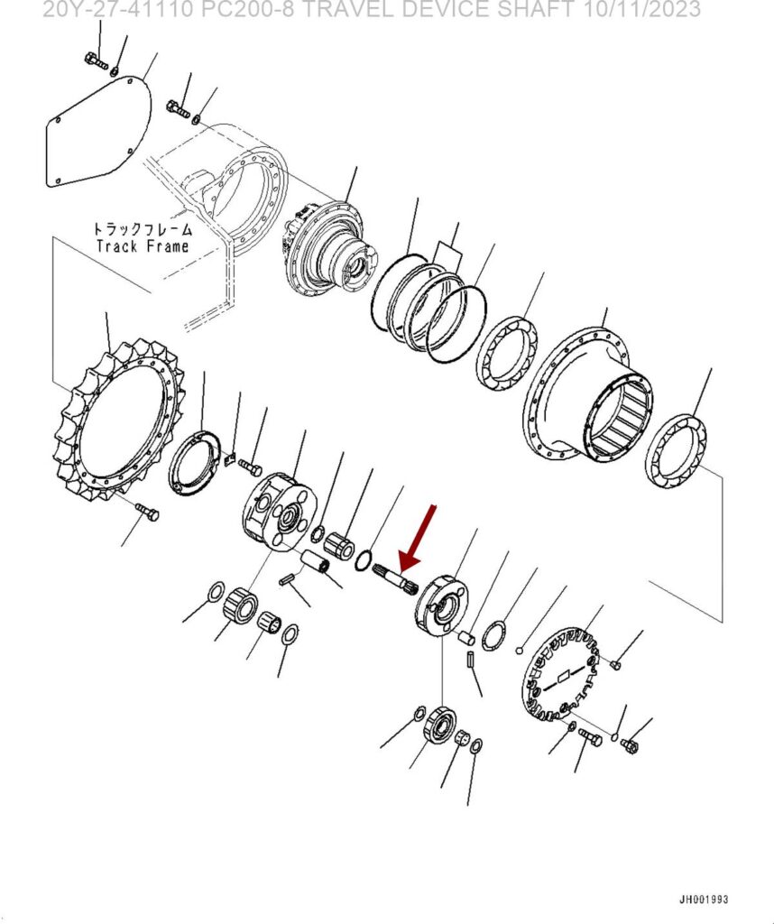 Mastering excavator spare part